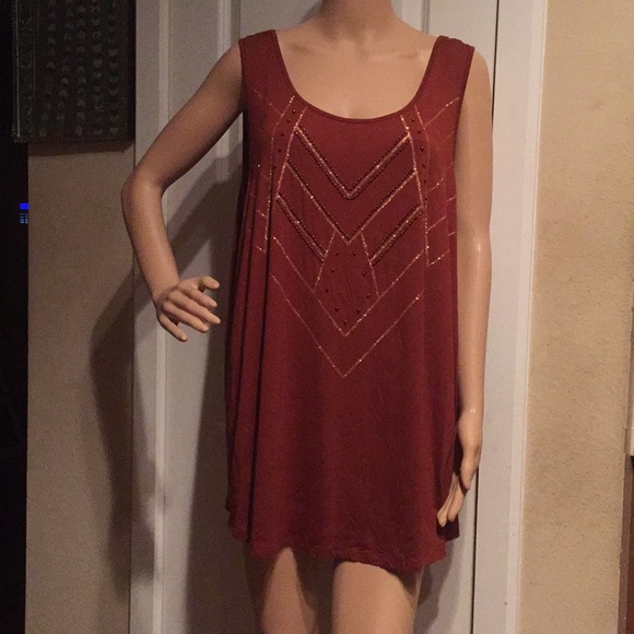 Apt. 9 Tops - NWT strappy embellished tank top